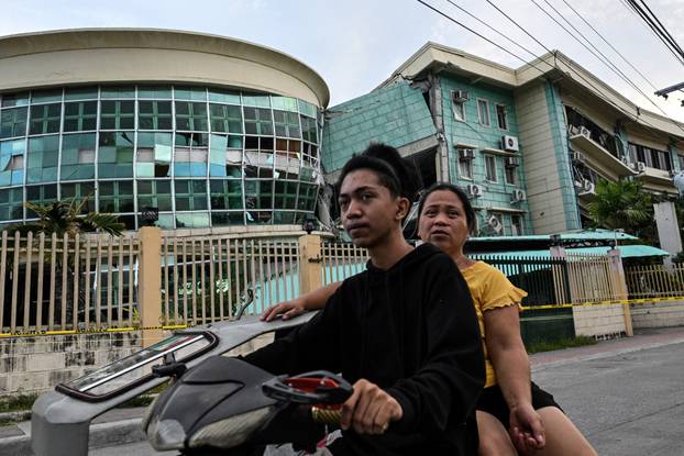 Aftermath of earthquake in southern Philippines