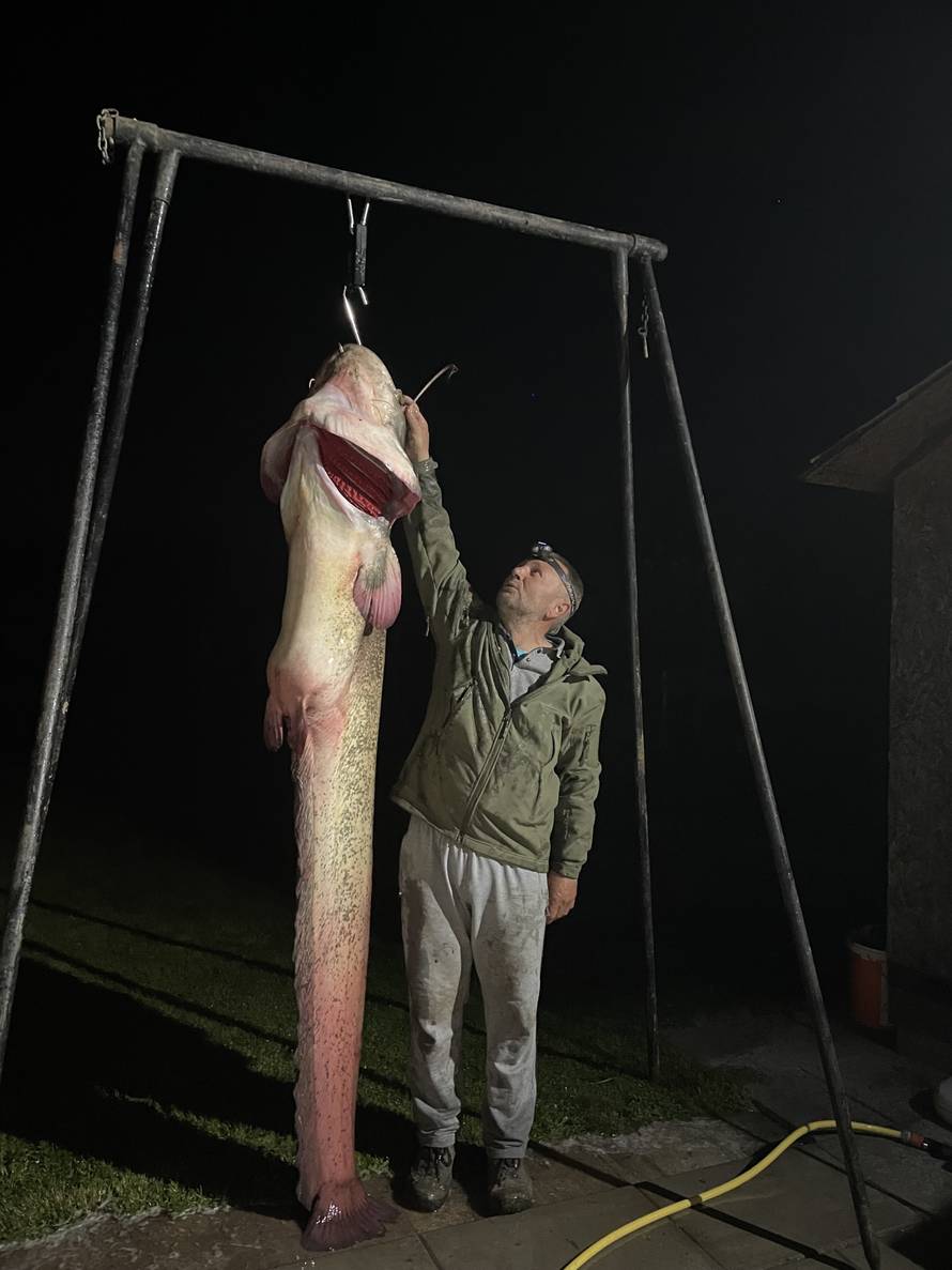 Iz Drave ulovio soma od 56 kila: 'Bila je to borba između njega i mene, još uvijek me bole mišići'