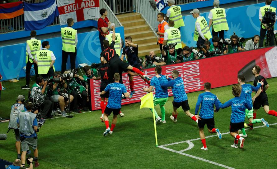 World Cup - Semi Final -  Croatia v England