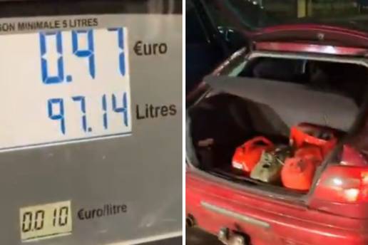 VIDEO Cijene divljaju, a tu su za 1 euro to&ccaron;ili 100 litara benzina. Uslijedio je kaos na benzinskoj