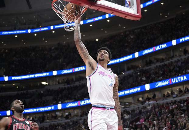 NBA: Miami Heat at Chicago Bulls