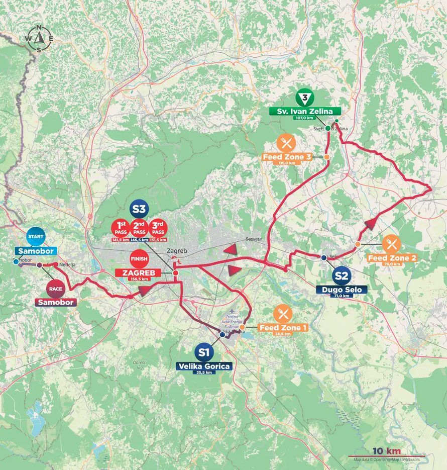 Starta biciklistički spektakl kroz Hrvatsku. Evo karte svih etapa