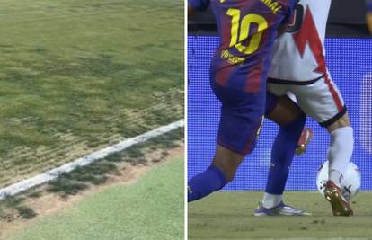 VIDEO Cirkus u Madridu: Ovo je teren La Lige?! Barcelona zbog kvara dobila izmišljeni penal