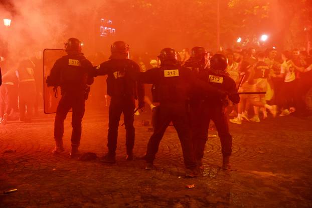 Champions League - Final - Paris St Germain fans gather in Paris