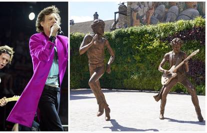 Legende Rolling Stonesa Mick Jagger i Keith Richards dobili skulpture u rodnom gradu