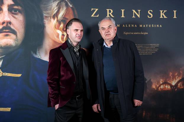 Zagreb: Premijera dugometražnog igrano-dokumentarnog filma "Zrinski"