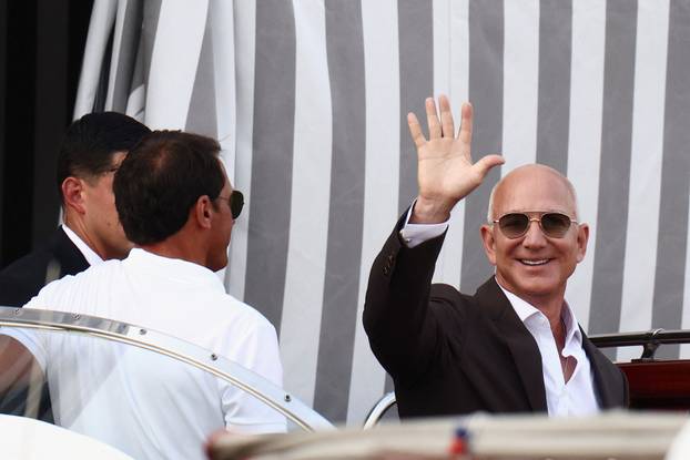 Anticipated wedding of Amazon founder Jeff Bezos and Lauren Sanchez in Italy