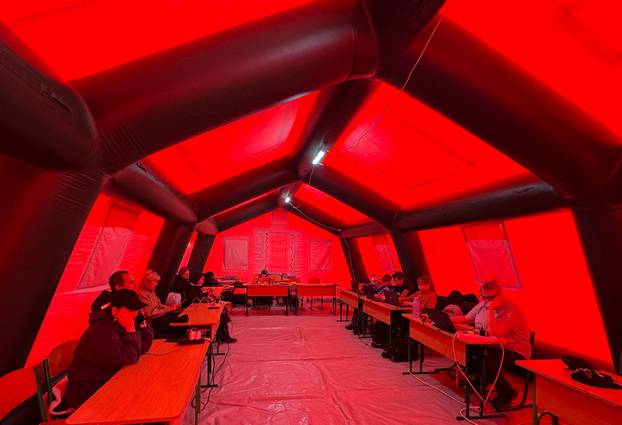 Power blackout in Kyiv