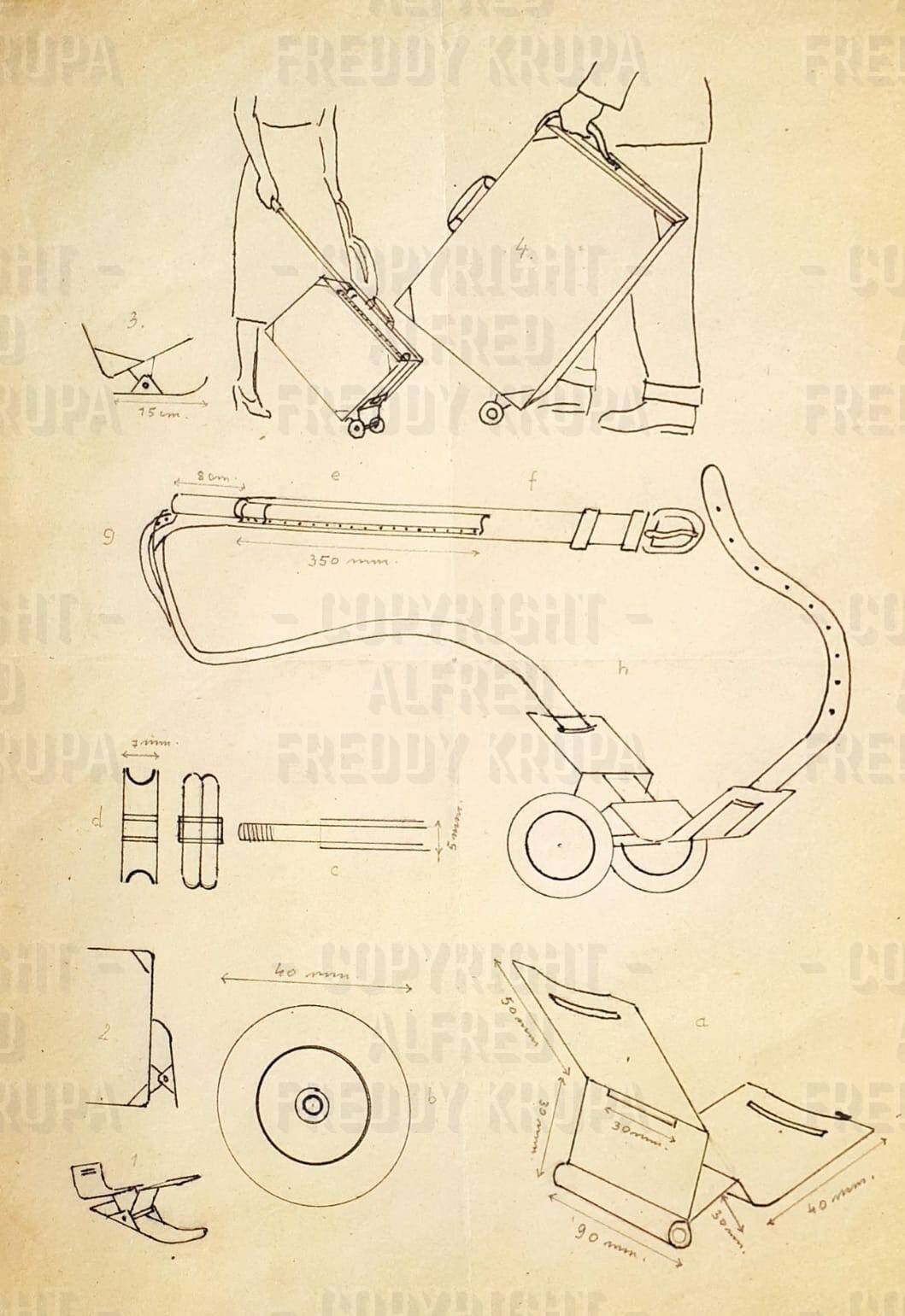 Alfred Krupa izumio je kofer s kotačićima, ali patent nije dobio