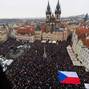 A demonstration in support of Czech President called "We stand for our President" in Prague