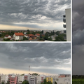 VIDEO Crni oblaci i kiša stigli do Hrvatske uz jak olujni vjetar