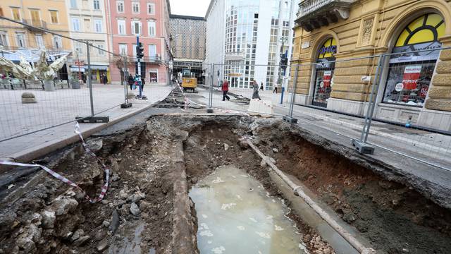 Rijeka: Radovi u Adami?evoj ulici