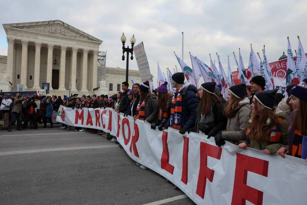 Anti-abortion demonstrators gather in Washington D.C. for the annual March for Life