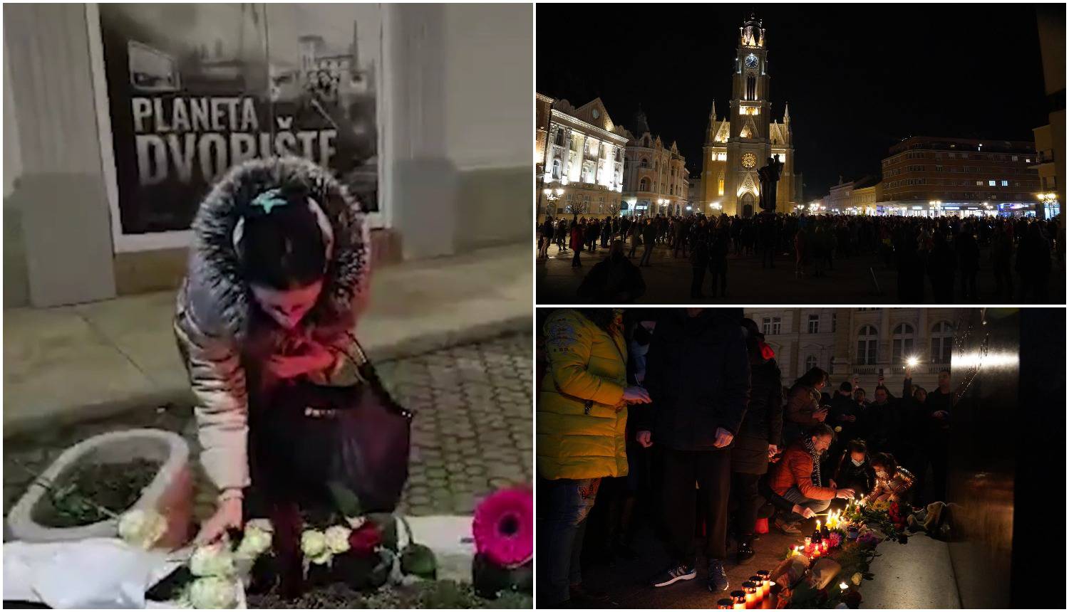 Tuga u Novom Sadu: Tišina i suze ispred Balaševićeve kuće, sugrađani su zapalili svijeće...