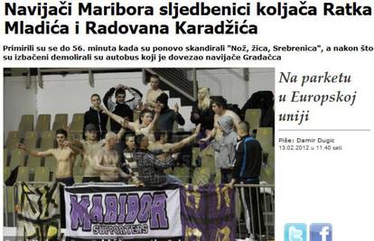 'Navijači' Maribora srebrenički genocid veličali na rukometu