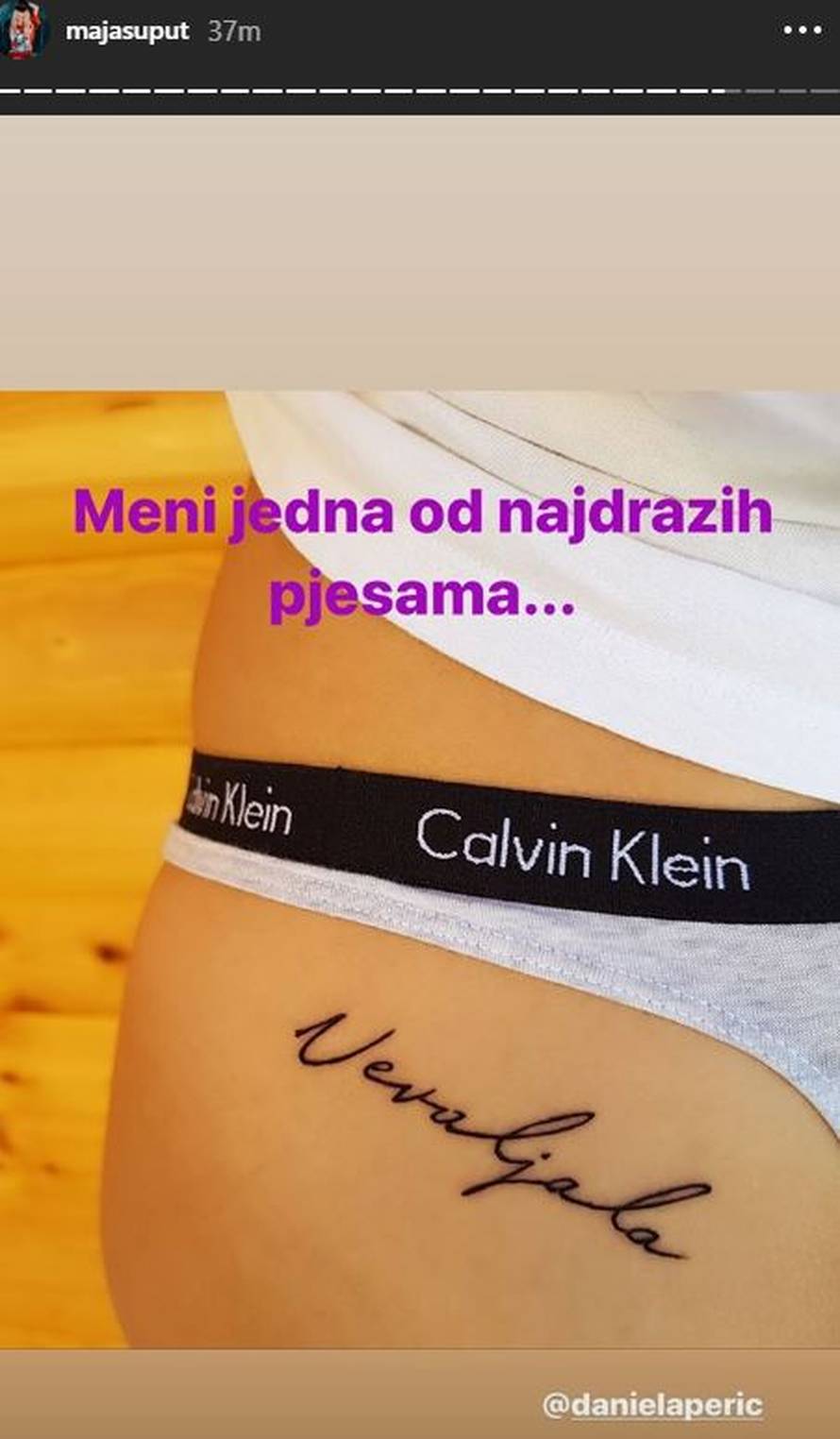 Posvetila i šestu tetovažu Maji Šuput: 'Na čudnom je mjestu'