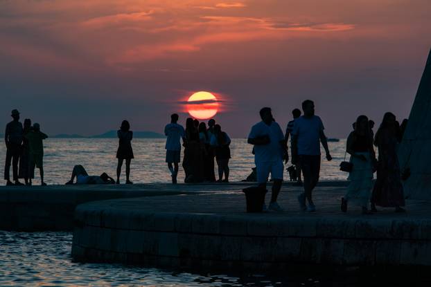 Jedan od najlješpih zalazaka sunca je u Zadru