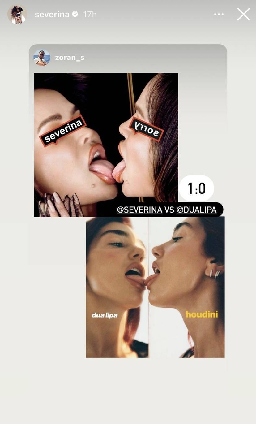 Severina optužila Dua Lipu da je kopira? Obje su lizale ogledalo