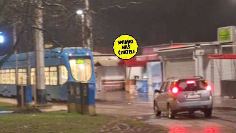 VIDEO Kae ovo frende: Vrtio se autom po okretištu Črnomerec!