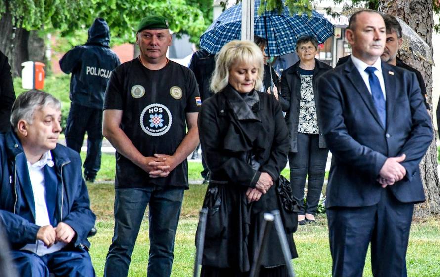 Okuèani -  Obilježavanje 25. obljetnice vojno-redarstvene operacije Bljesak.