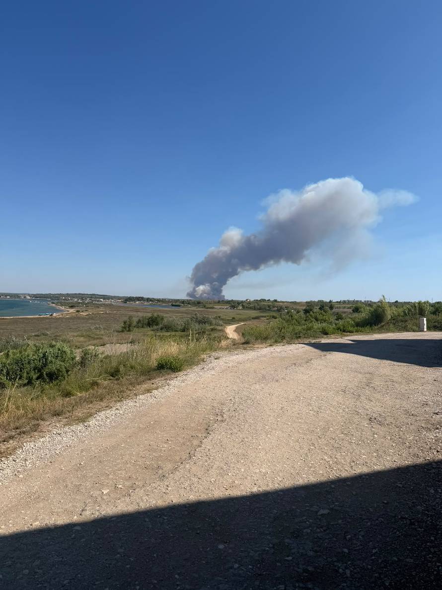 VIDEO Lokalizirali požar kod Zadra, a  kod Ninskih Stanova van kontrole. Stigli i kanaderi