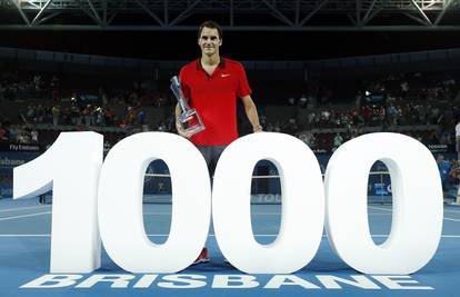 Gospodin 1000: Roger Federer slavio u Brisbaneu uz jubilej...