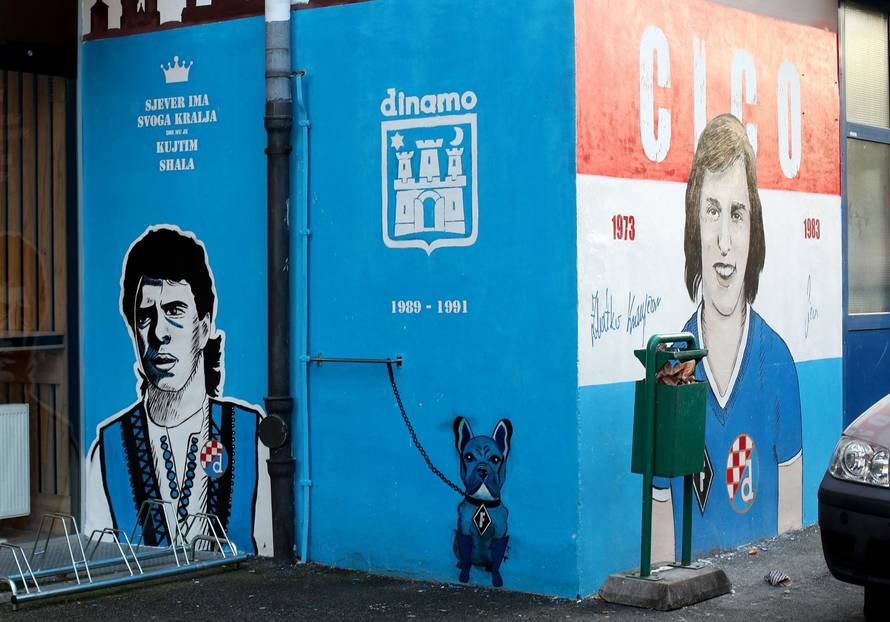 Zagreb: Murali i grafiti Bad Blue Boysa posvećeni Dinamu