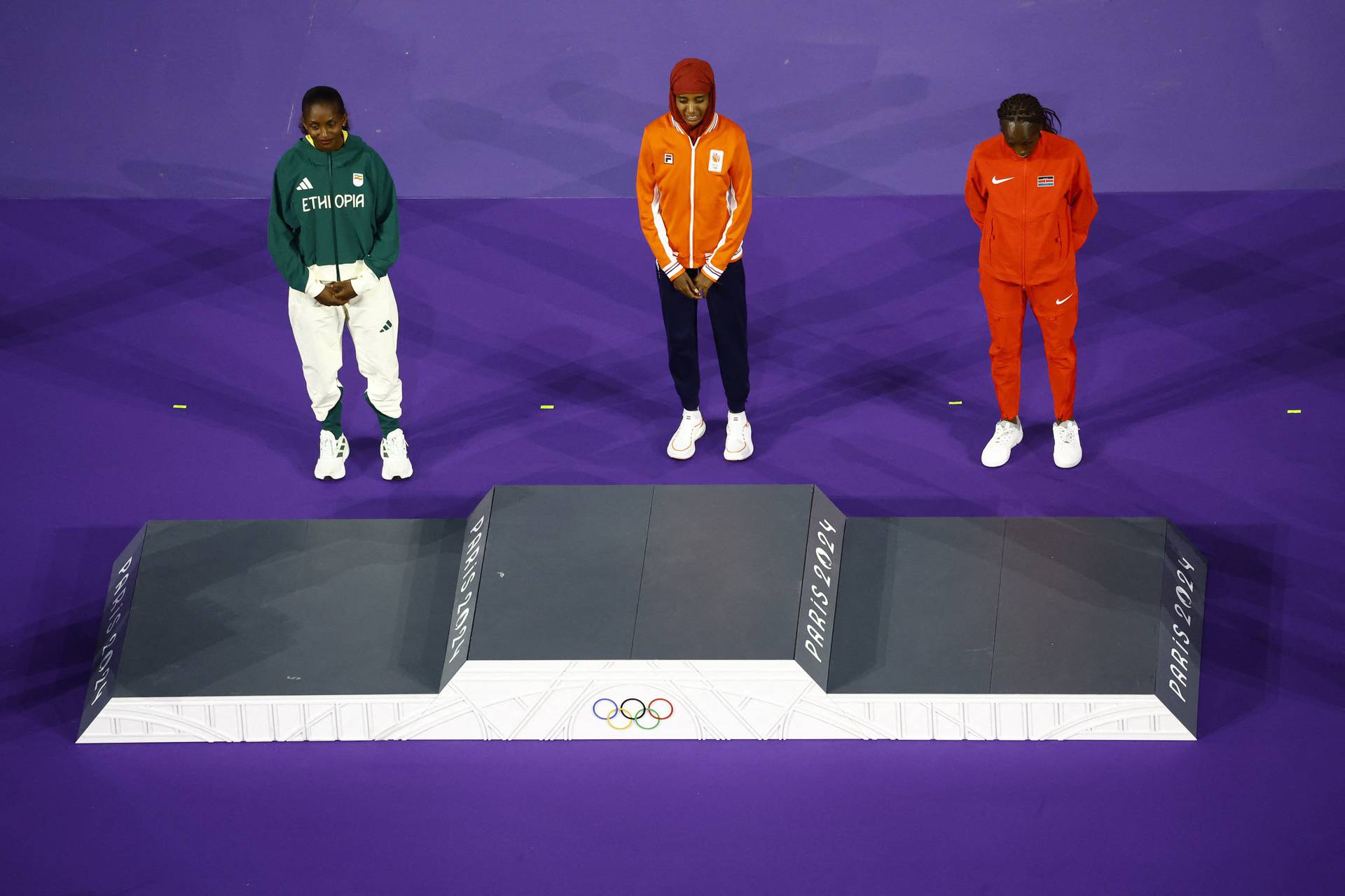 Athletics - Women's Marathon Victory Ceremony