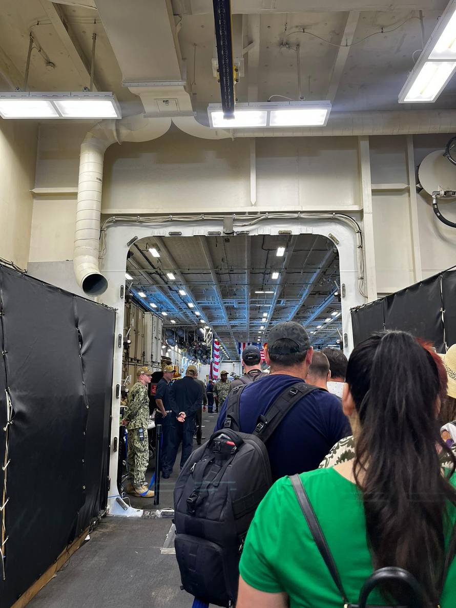 Uživo s najvećeg ratnog broda: Uplovio je u splitsku luku, sama gradnja je stajala 13 milijardi $