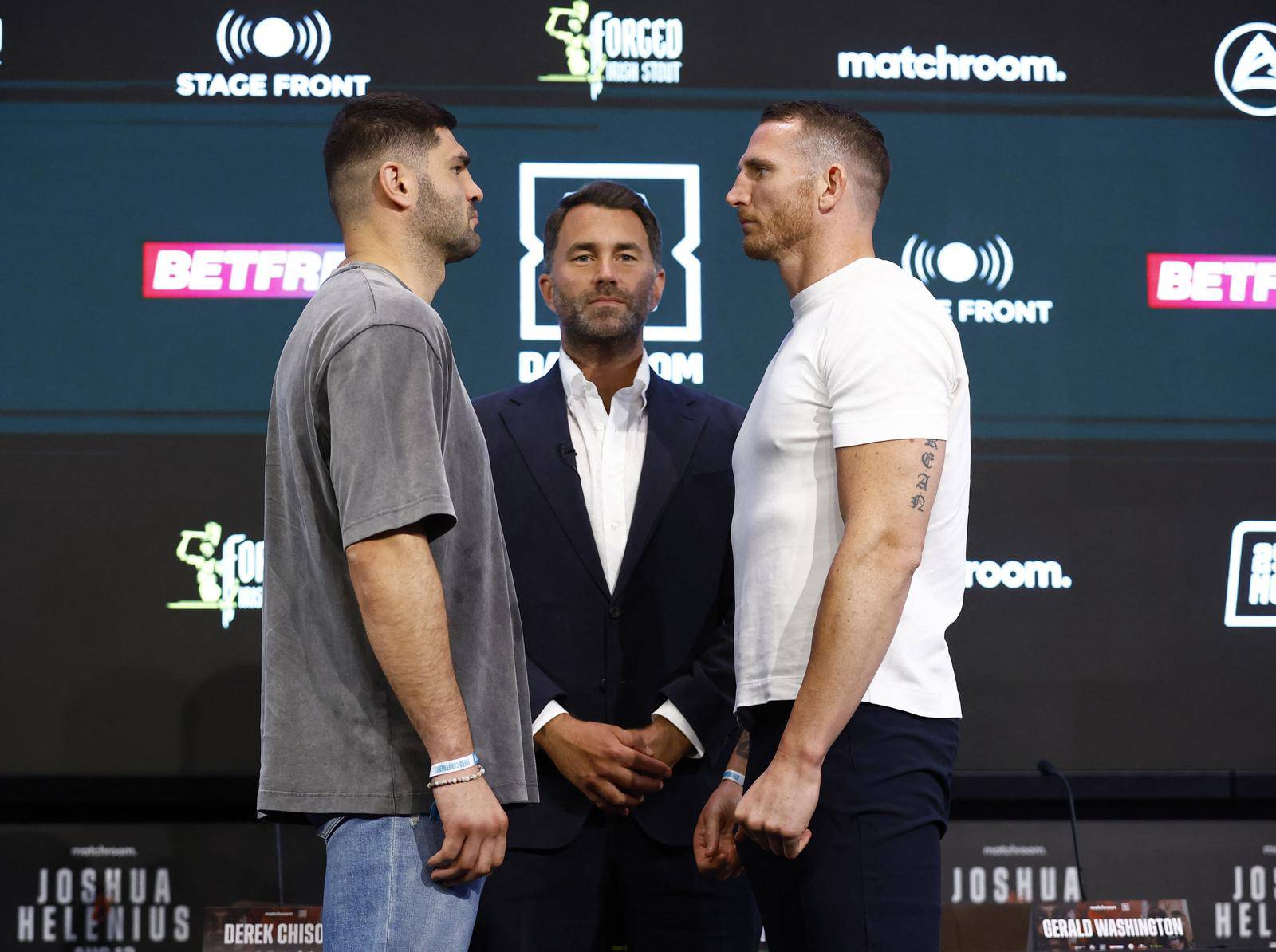 Anthony Joshua and Robert Helenius Press Conference