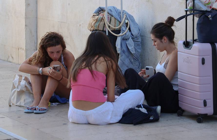 Split: Centar grada uoči početka Ultre 