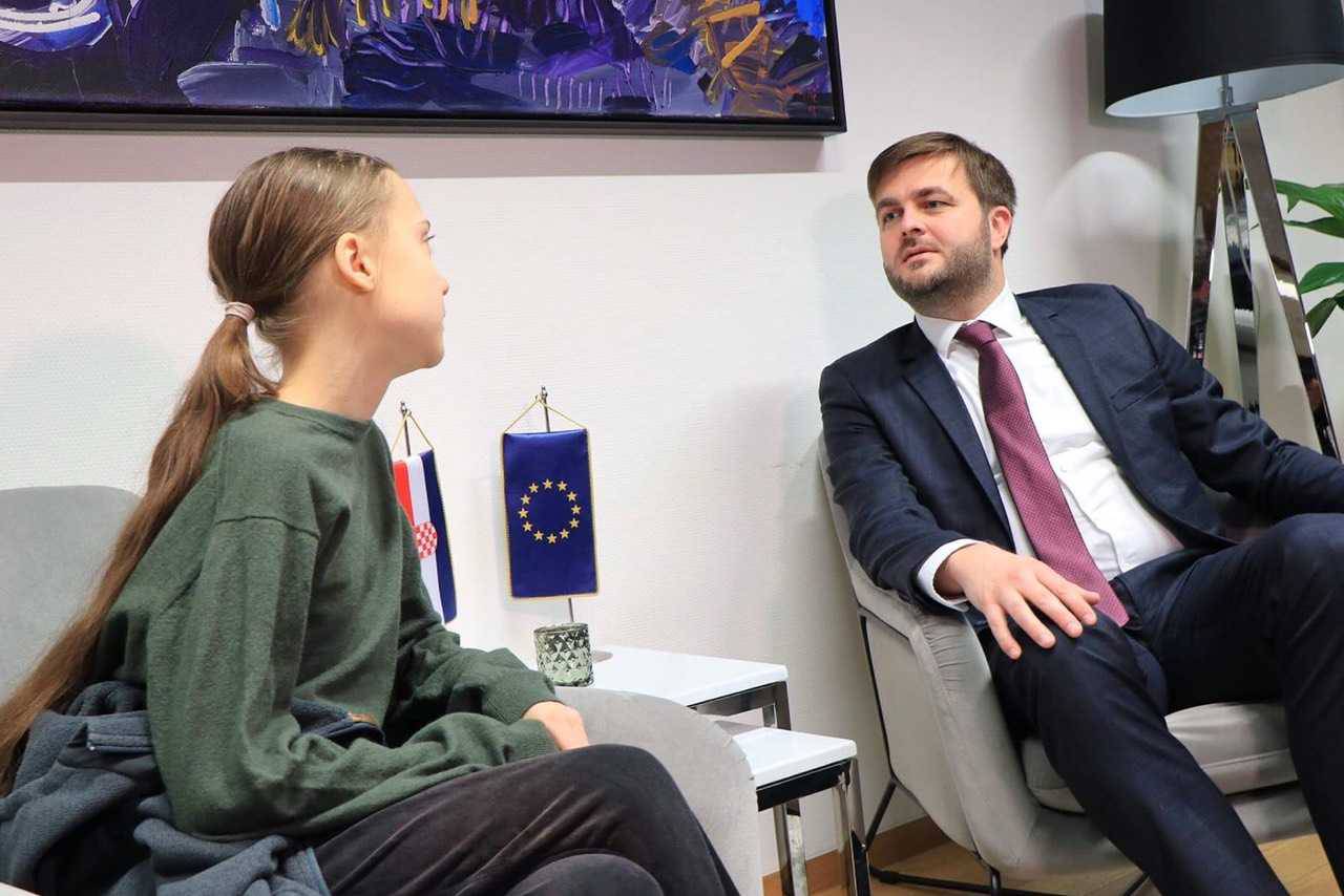 Ministar Ćorić pričao s Gretom: 'Ja ne bih trebala biti ovdje'