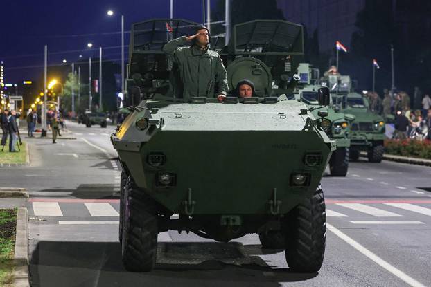 Zagreb: Generalna proba sve?anog vojnog mimohoda
