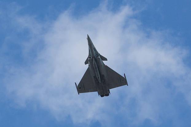 Zagreb: Generalna proba svečanog vojnog mimohoda - zračne snage 