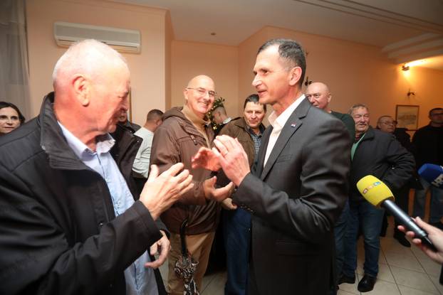 Predsjedni&ccaron;ki kandidat HDZ-a Dragan Primorac u Senju