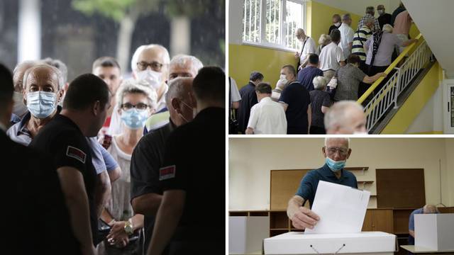 Gužve na biralištima u Mostaru od ranog jutra, svi nose maske
