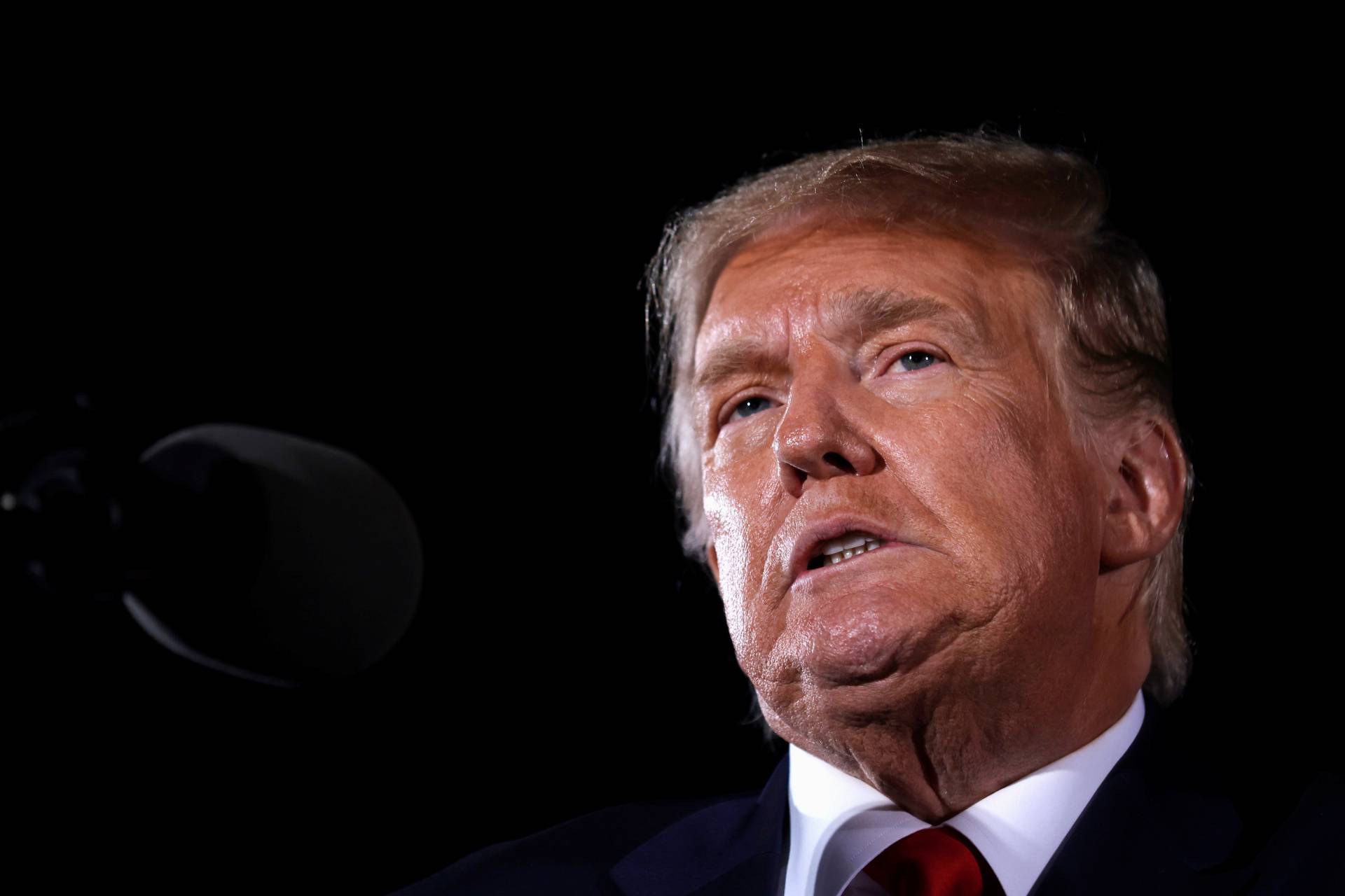 U.S. President Trump campaigns in Macon, Georgia