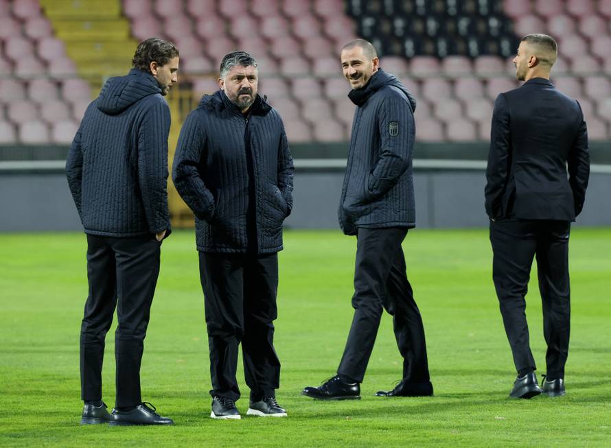 FIFA World Cup - UEFA Qualifiers - Italy Pitch Walk-around and Press Conference