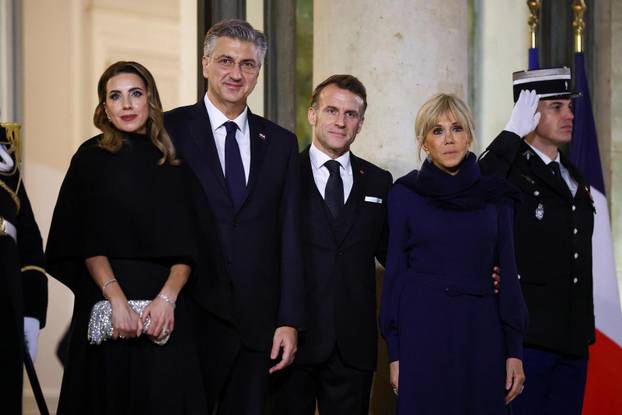 Croatia's Prime Minister Andrej Plenkovic visits Paris