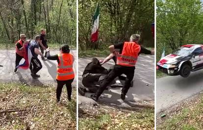 ŠOKANTAN VIDEO Navijači se tuku na stazi relija u Hrvatskoj! U zadnji tren izbjegli tragediju