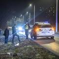 VIDEO Policija  o nesreći u Novom Zagrebu: Autom izletio s ceste i prevrnuo se na krov