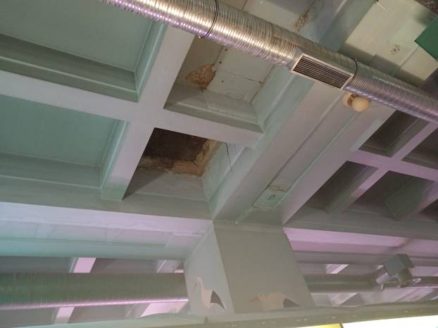 Ovo je dio stropa koji je pao na Dolcu: 'Valjda buju to popravili'