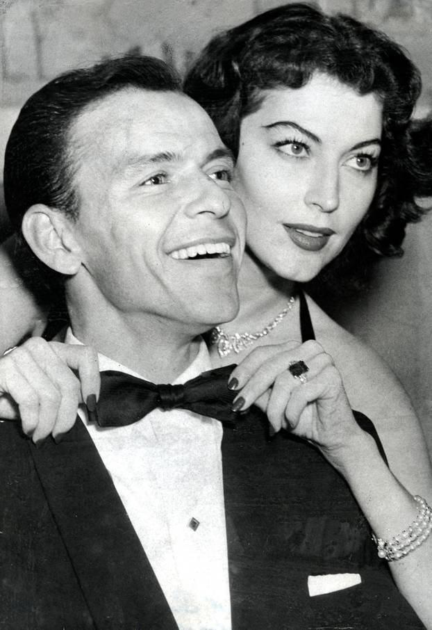Frank Sinatra with his wife Ava Gardner 1951