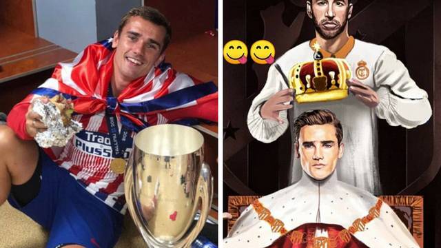 Griezmann pojeo hamburger i popio pivo pa sprdao Ramosa