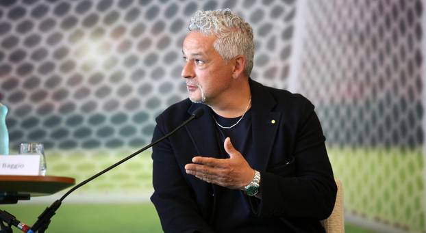 Opatija: Roberto Baggio na predstavljanju nogometnog kampa za djecu