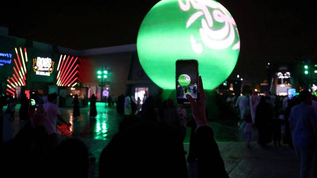 FILE PHOTO: Flag Day celebrations in Riyadh