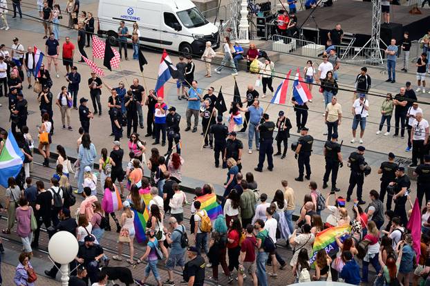 Zagreb: 25. Povorka ponosa LGBTIQ zajednice "Korak po korak, iskorak!"