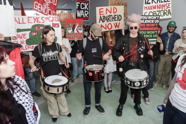 Zagreb: Prosvjed studenata zbog posjeta Idda Netanyahua