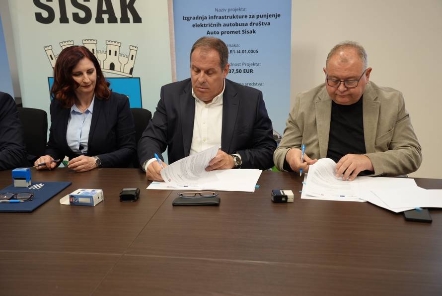Sisak će dobiti 12 autobusa na alternativni pogon. Izgradit će i cijelu infrastrukturu punionica