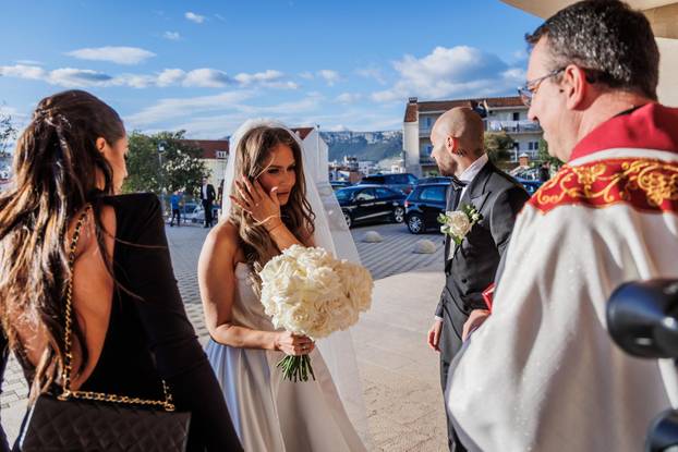Split: Vjenčanje Hajdukovog nogometaša Anthonyja Kalika i Ivone Glavaš